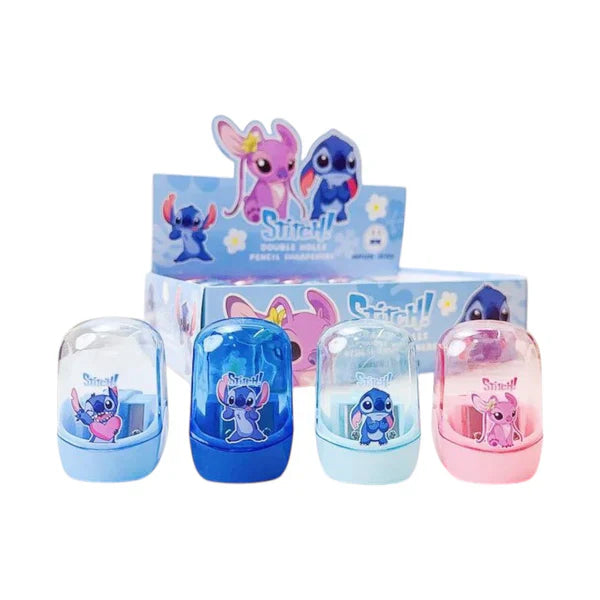 Stitch Theme Double Hole Sharpener