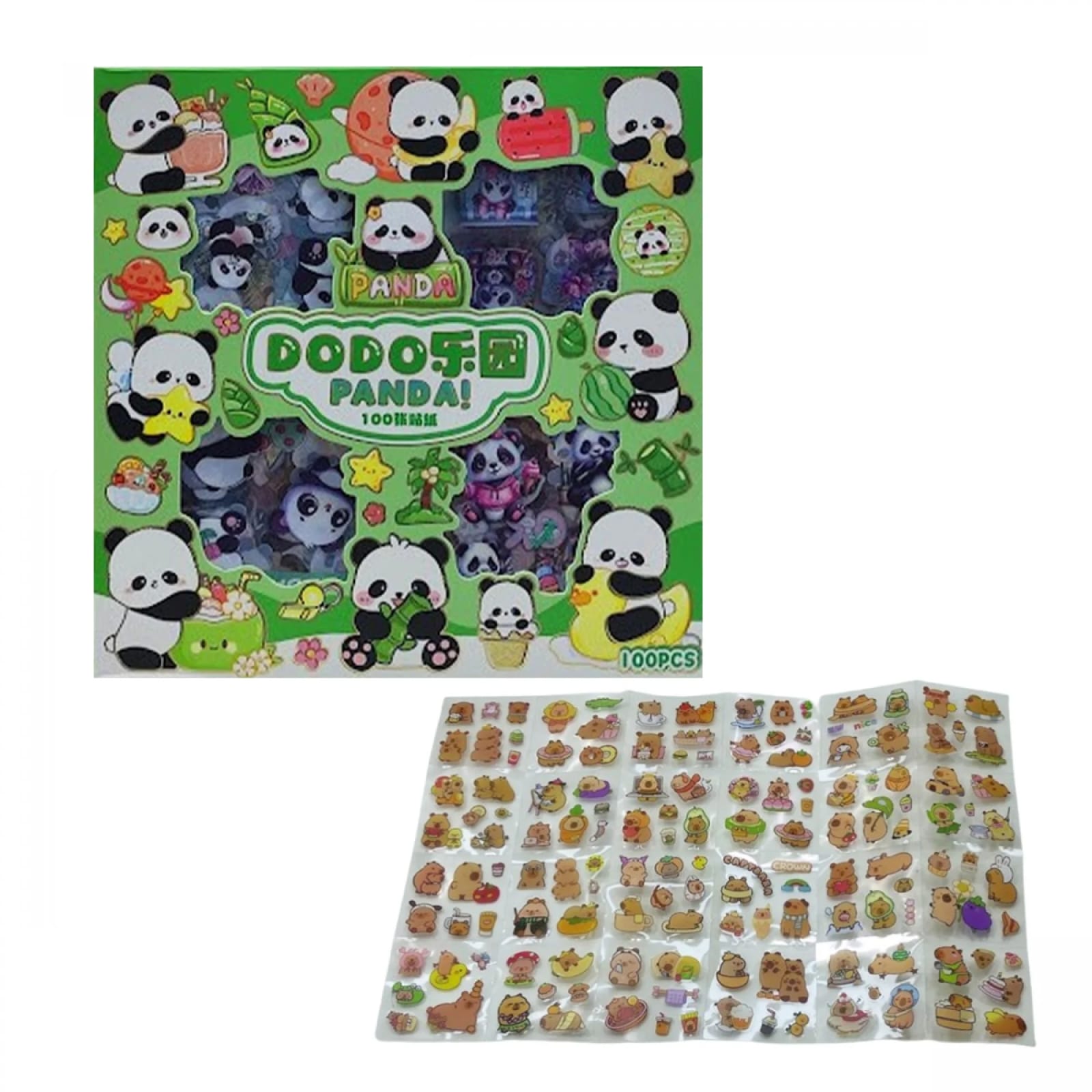 100pcs Cartoon Aesthetic Sticker