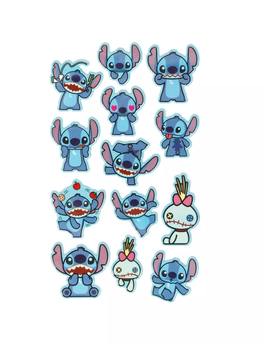 3D Cartoon Stickers set of any 2