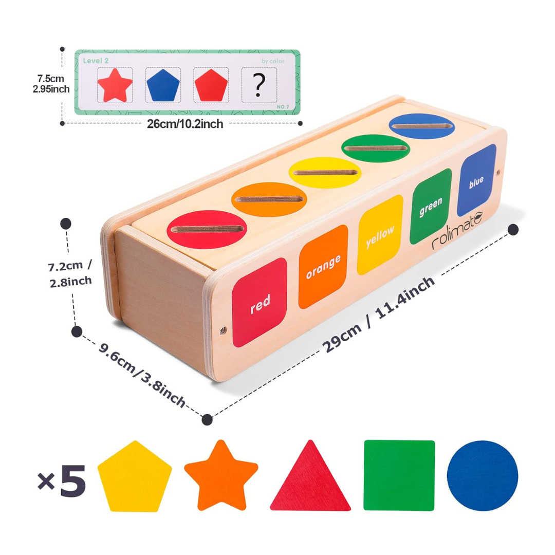 Color Sorting & Shape Matching Toys