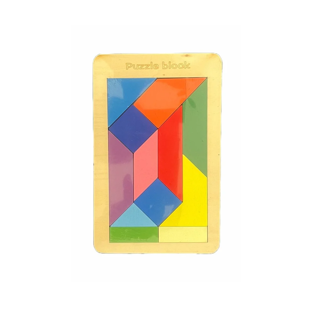 2 in 1 Tetris / tangram (1 pc random)