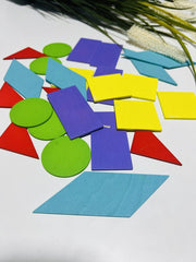 25pcs tangram shapes