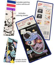 2 in 1 Scratch Book and Water coloring book