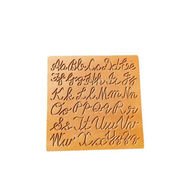 Cursive Lower and Upper case tracing Board