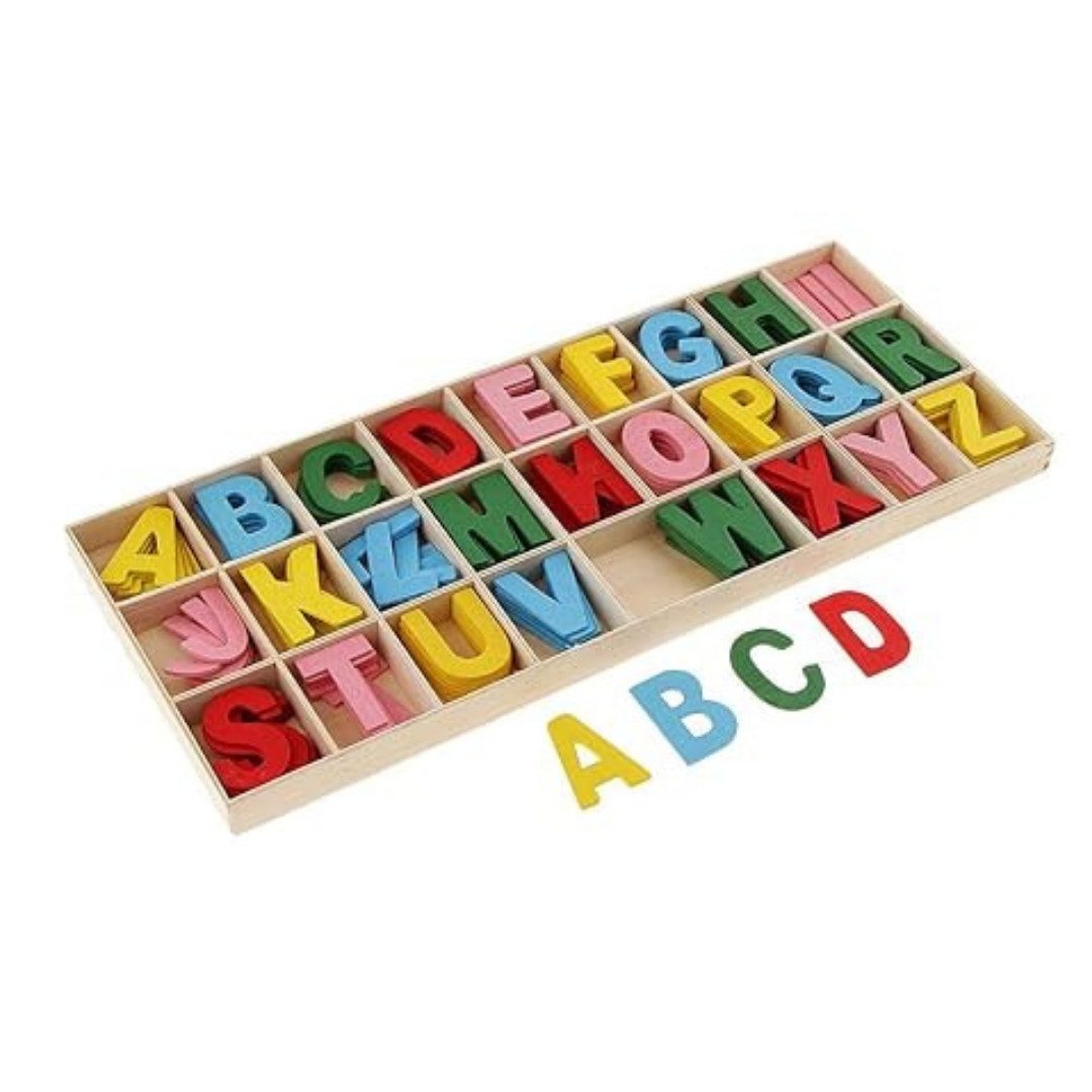 Alphabets with tray