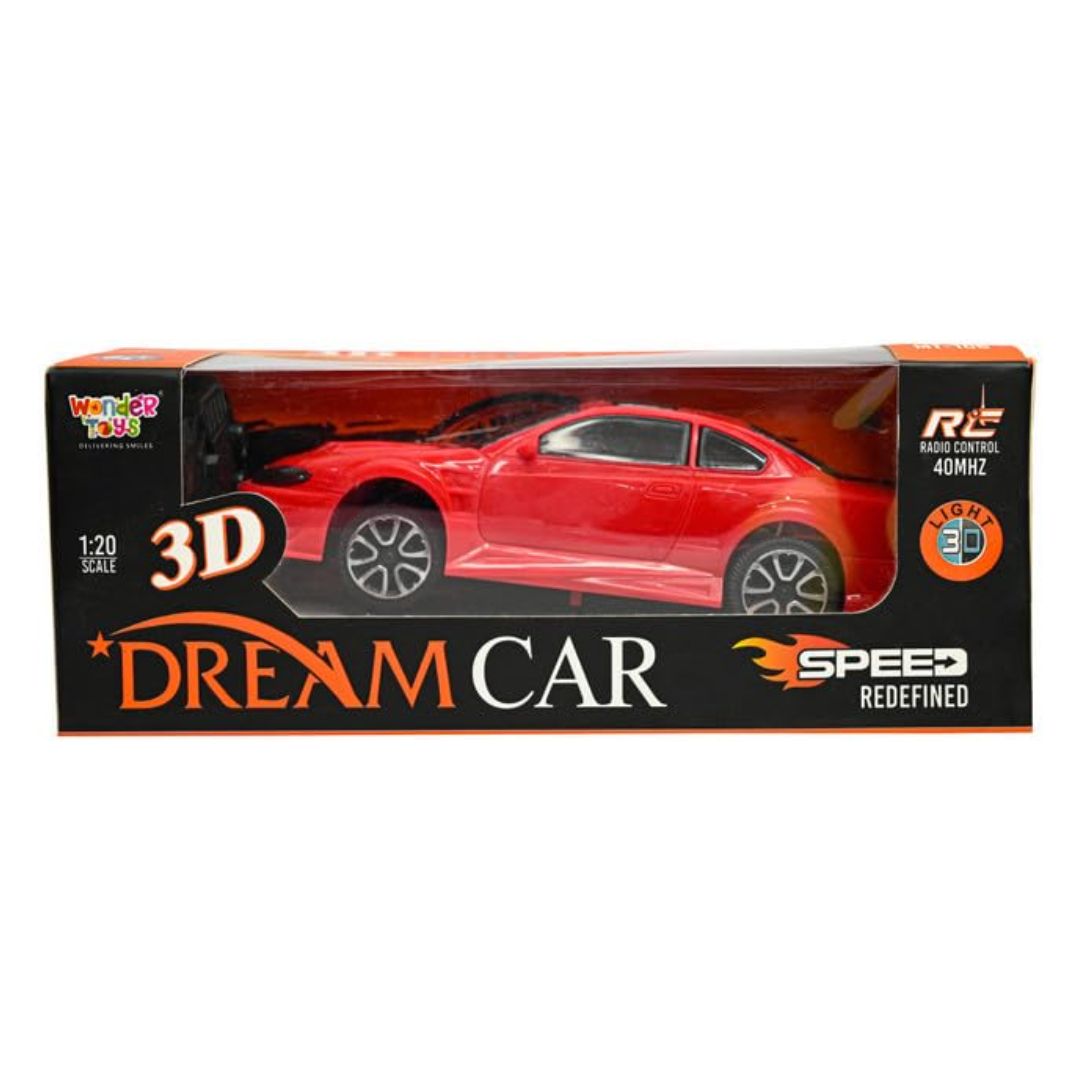 3D Dream Remote Control Car (1pc)