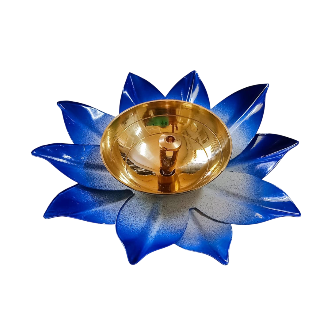 Lotus Brass Diya