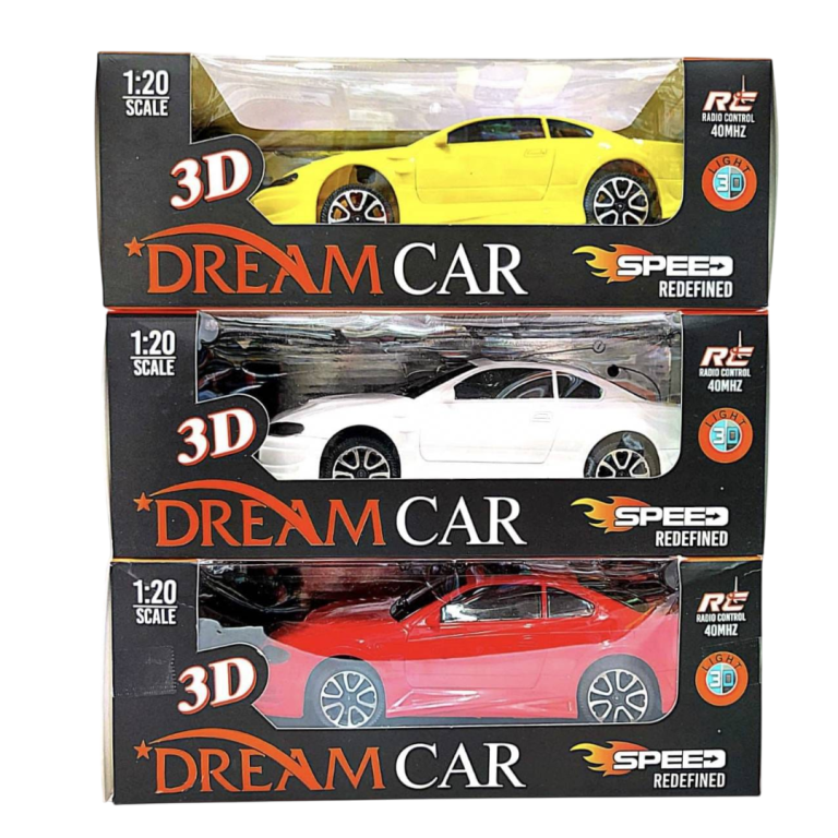 3D Dream Remote Control Car (1pc)
