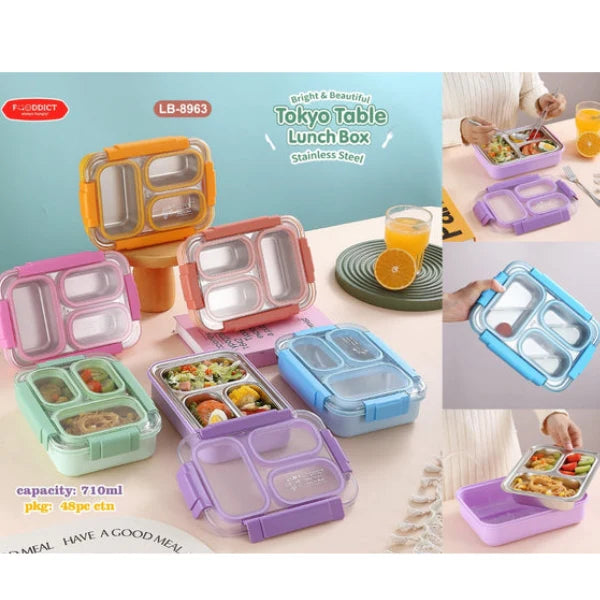 3 Partition Lunch box