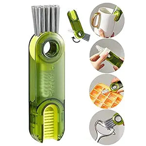 3 in 1 Bottle Cup Lid Brush Straw Cleaner - 1pcs