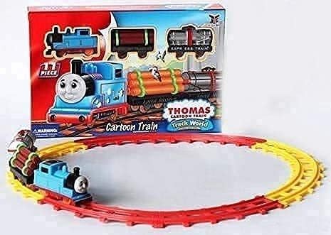 Bestie Toys Cartoon Train Combination Track Colorful Toy, Battery Operate. (Multicolor)