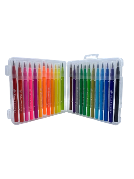 24-Color Soft  Brush PENS