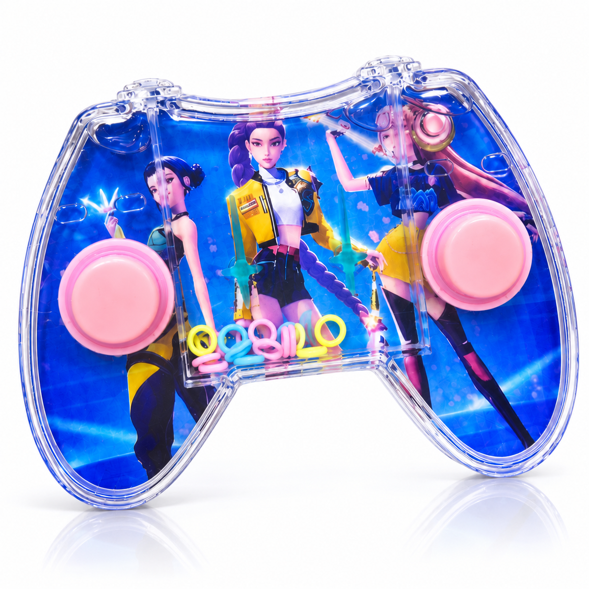 Water Ring Toss Game for Kids, Handheld Mini Water Ring Toss Toy, Portable No Battery Skill Game for Boys & Girls, Fu...