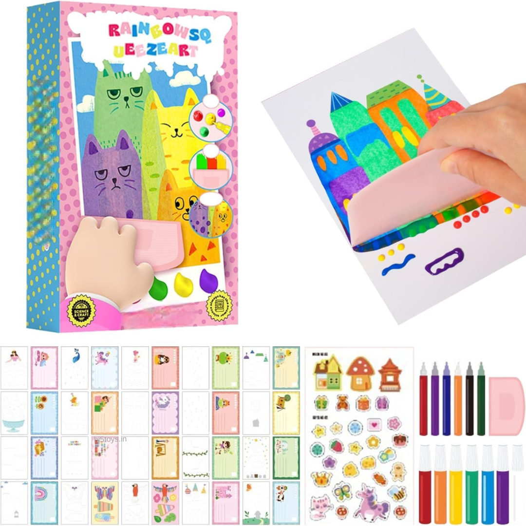 Rainbow Squeeze Art
