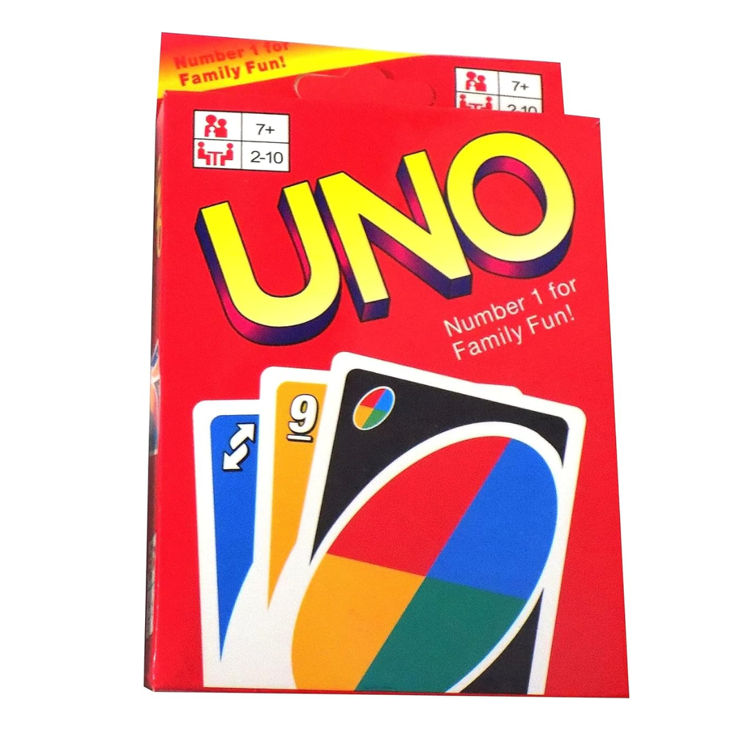 Uno card Family Fun Game