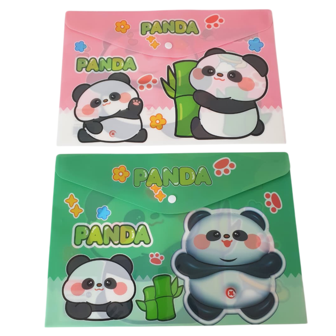 Panda-themed file folder
