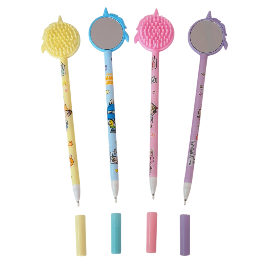 Pen with Mirror and Comb (1pc)