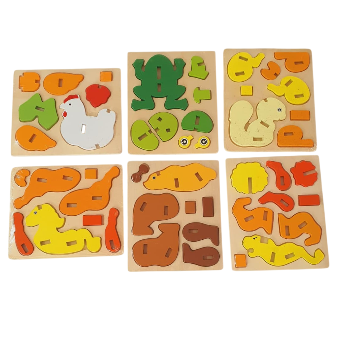 Wooden 3D Puzzle (1pc)
