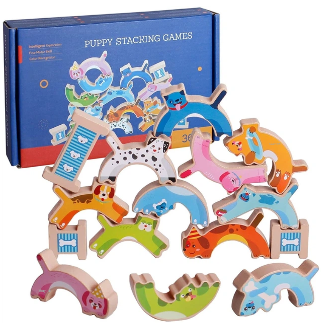 Puppy Stacking Games