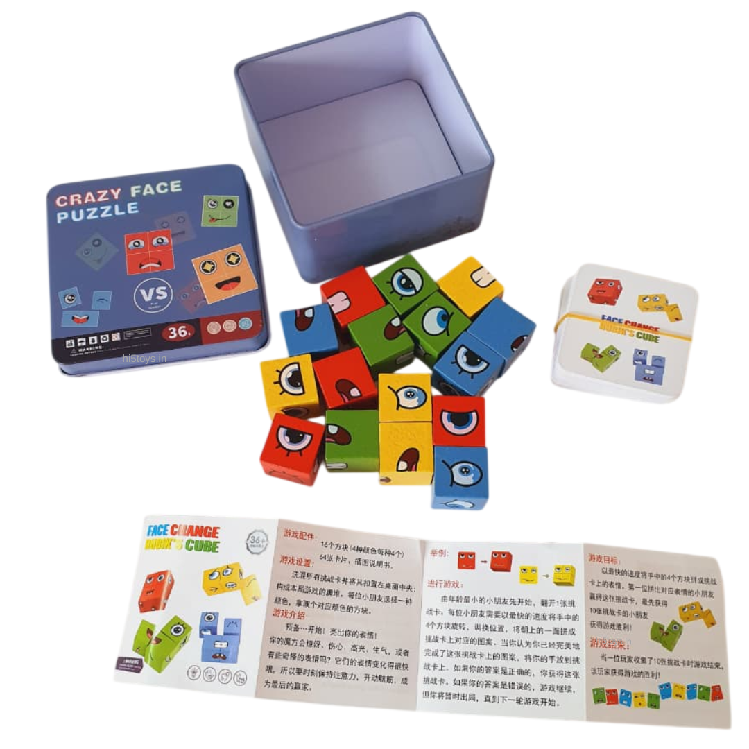 Crazy rubix Face changing Puzzle