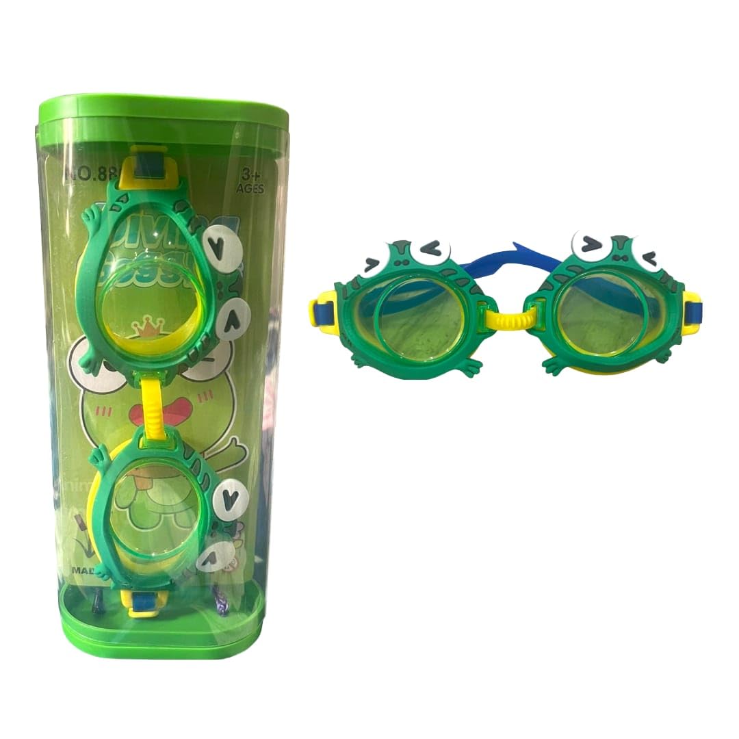 AMB Kids Swim Goggles, Pack of 1 Swimming Goggles for Children Teens, Anti-Fog Anti-UV Youth Swim Glasses for kids Ag...