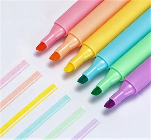 Pastel Color Highlighter (1pc)