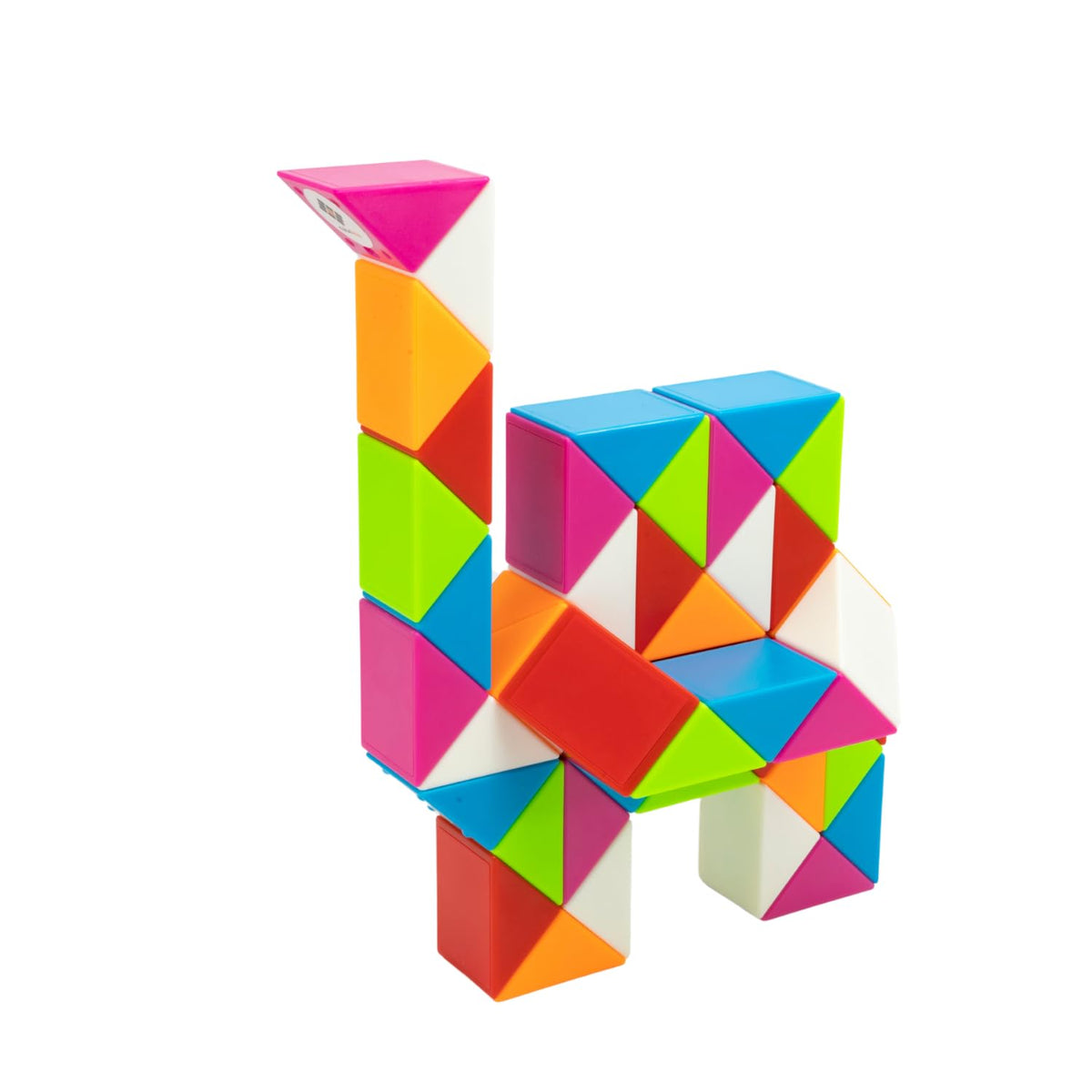 Cubelelo Magic Snake Rainbow Puzzle Cube (24 Wedges) | Twist and Turn Shape Creation Fun Game for Kids Boys Girls and...