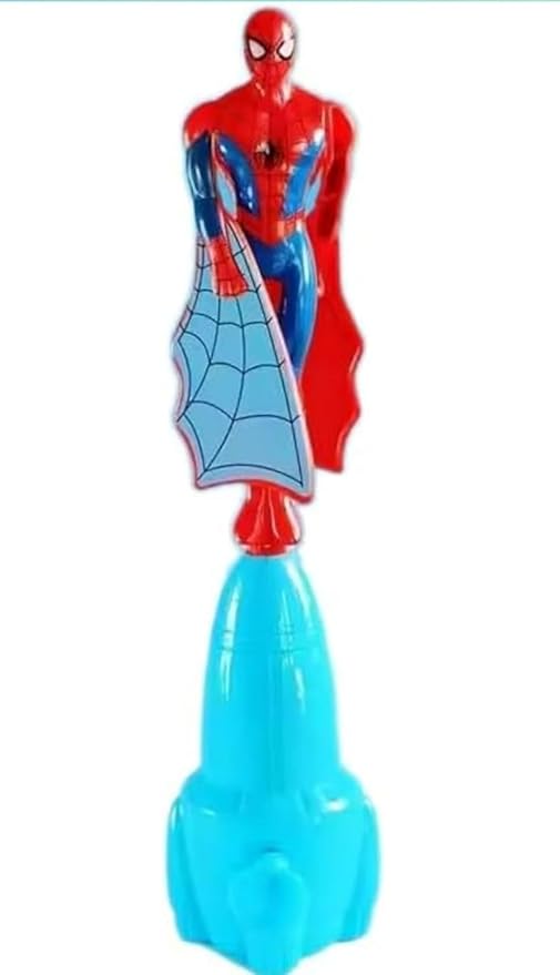 Flying Superhero Pull String Launcher