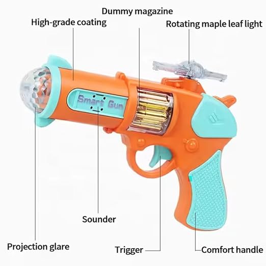 Pistol with Flash Lights