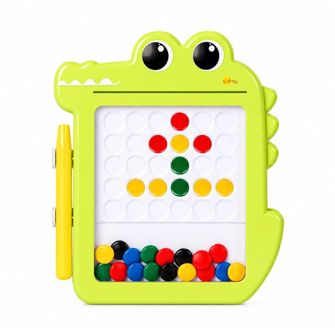 Kidoyz Magnetic Slate is Very Useful and Easy to Use, Helps Children in Learning How to Write, Read and Draw on This ...