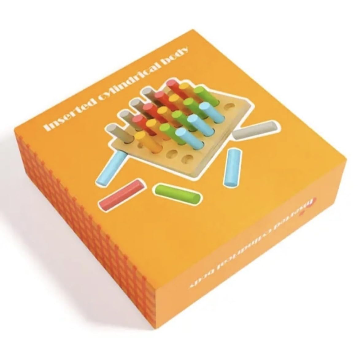 Wooden Peg Board Learning Toy