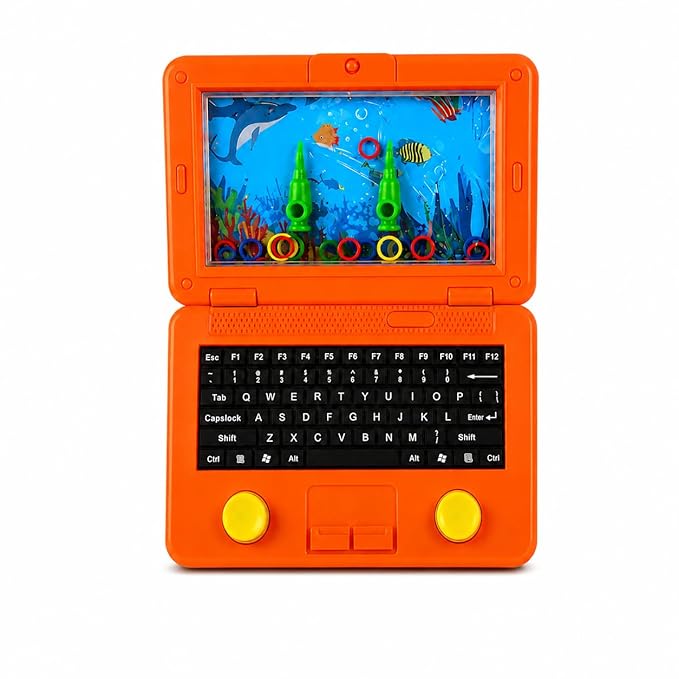 Laptop-Style Water Ring Toss Game