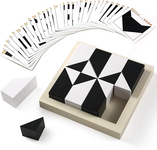 Black and White Geometric Blocks