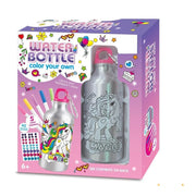 KRySt DIY Doodle Water Bottle for Kids (500 ml) | Includes 5 Color Pens | Creative Art & Craft Activity | Personalize...