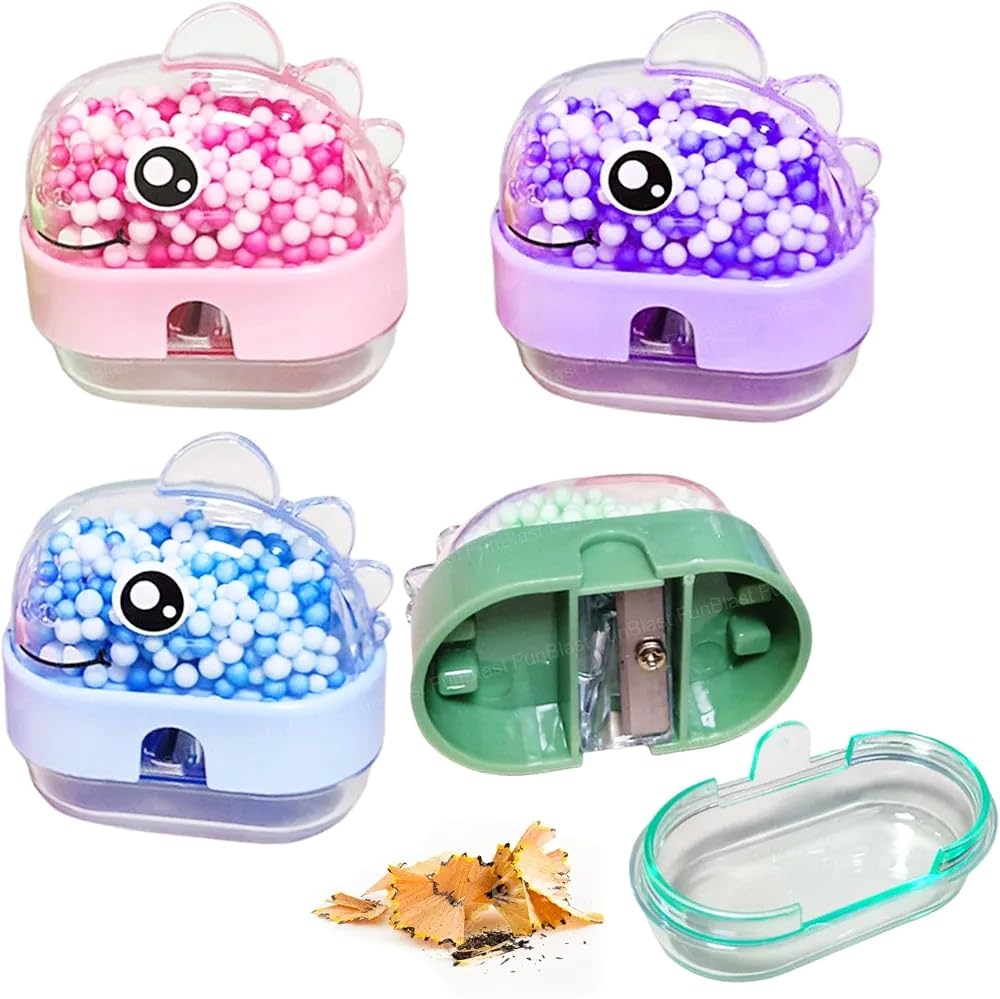 Pencil Sharpener for Kids – Kawaii Sharpener for Pencil Sharpener for Kids, Fancy Sharpeners, School & Office Station...