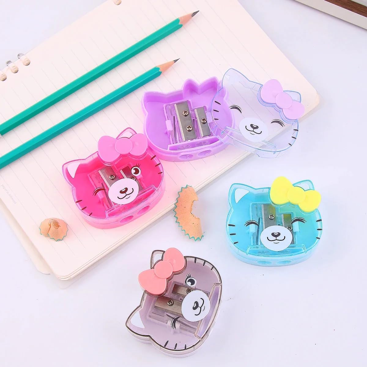 Pencil Sharpener for Kids – Kawaii Sharpener for Pencil Sharpener for Kids, Fancy Sharpeners, School & Office Station...