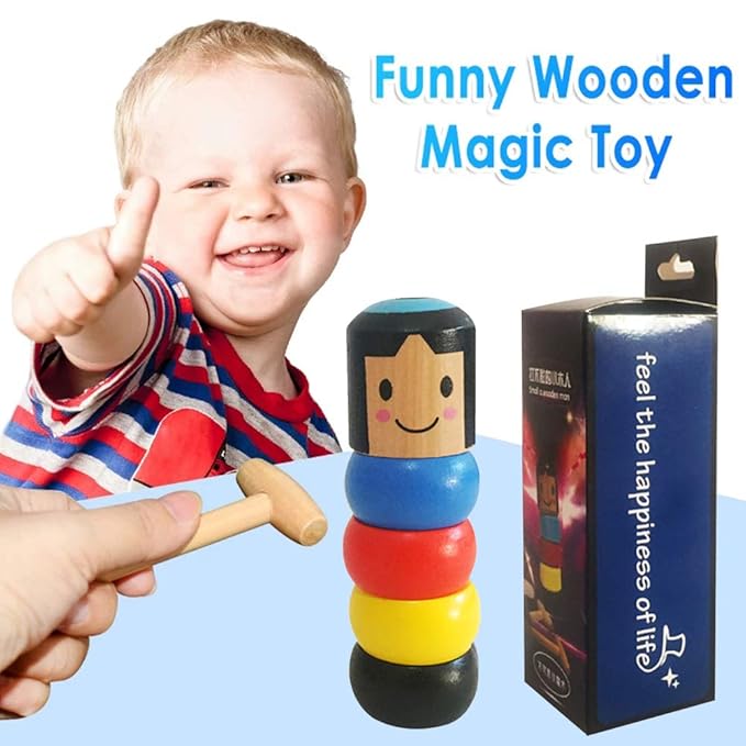 Magic Toy Immortal Unbreakable Wooden Man Toy