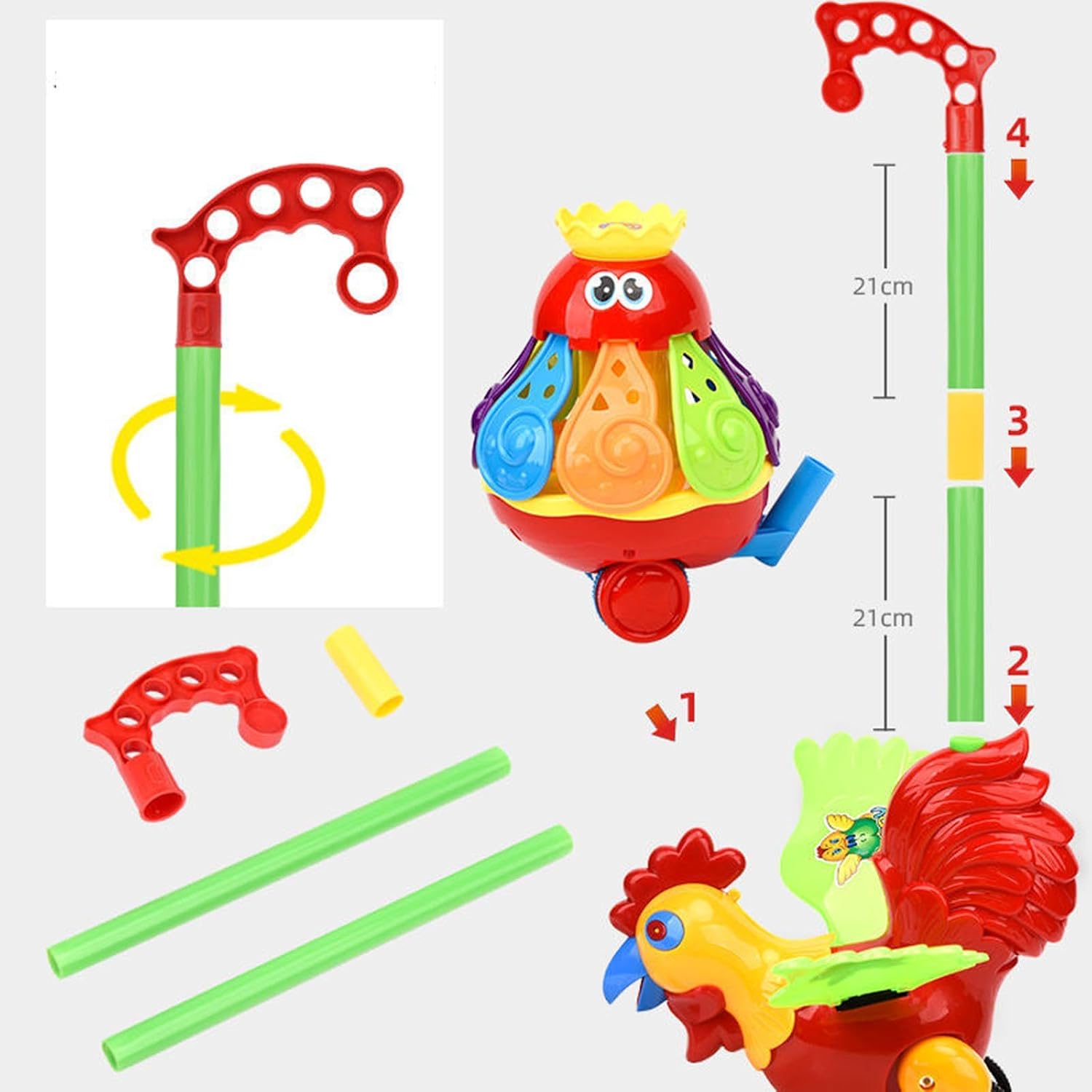 Push Along Chick Walking Toy