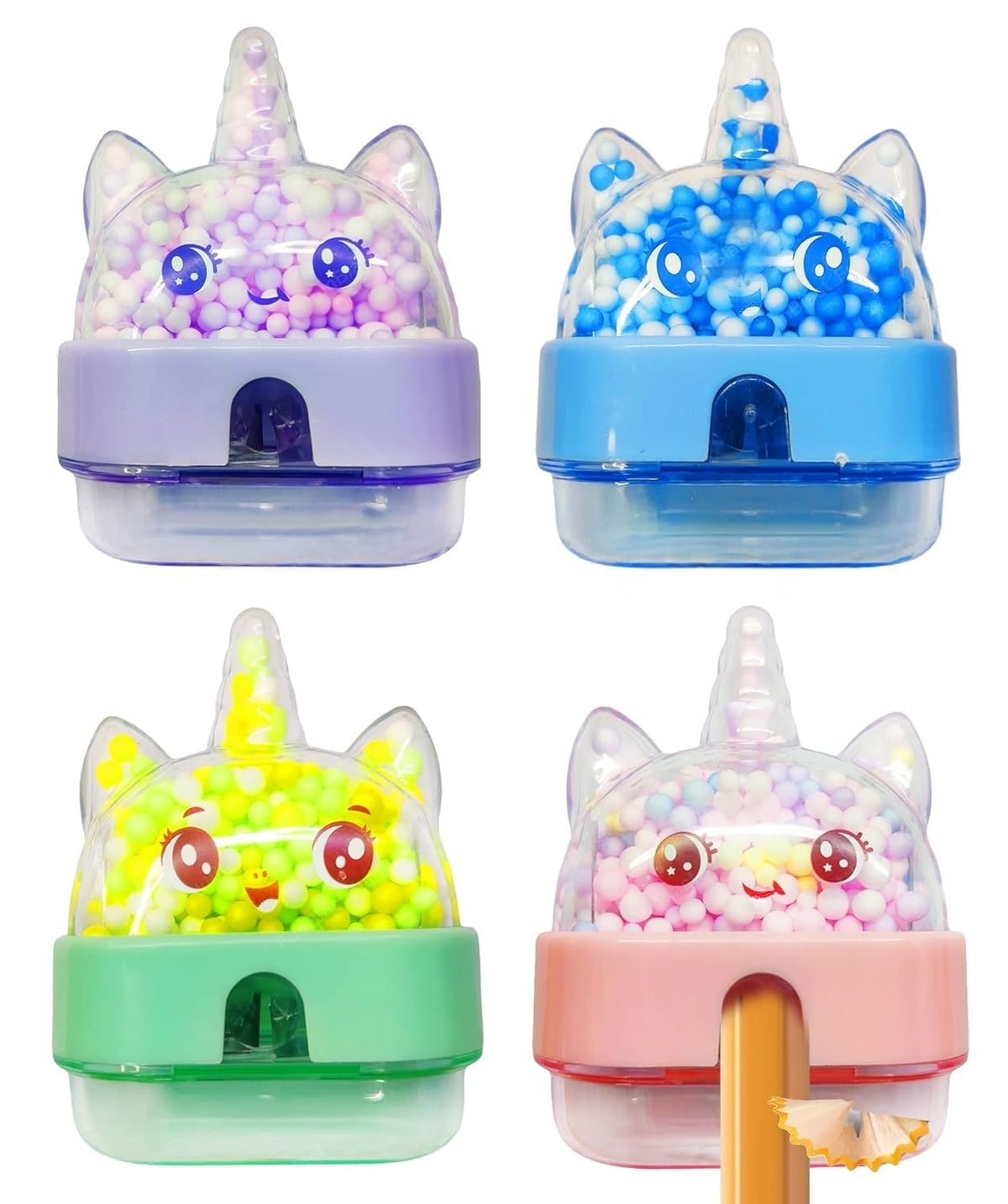 Pencil Sharpener for Kids – Kawaii Sharpener for Pencil Sharpener for Kids, Fancy Sharpeners, School & Office Station...