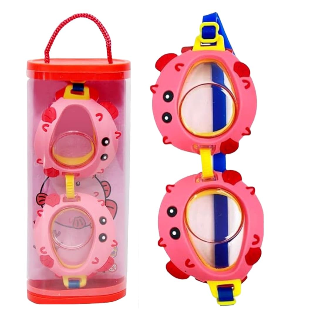 AMB Kids Swim Goggles, Pack of 1 Swimming Goggles for Children Teens, Anti-Fog Anti-UV Youth Swim Glasses for kids Ag...