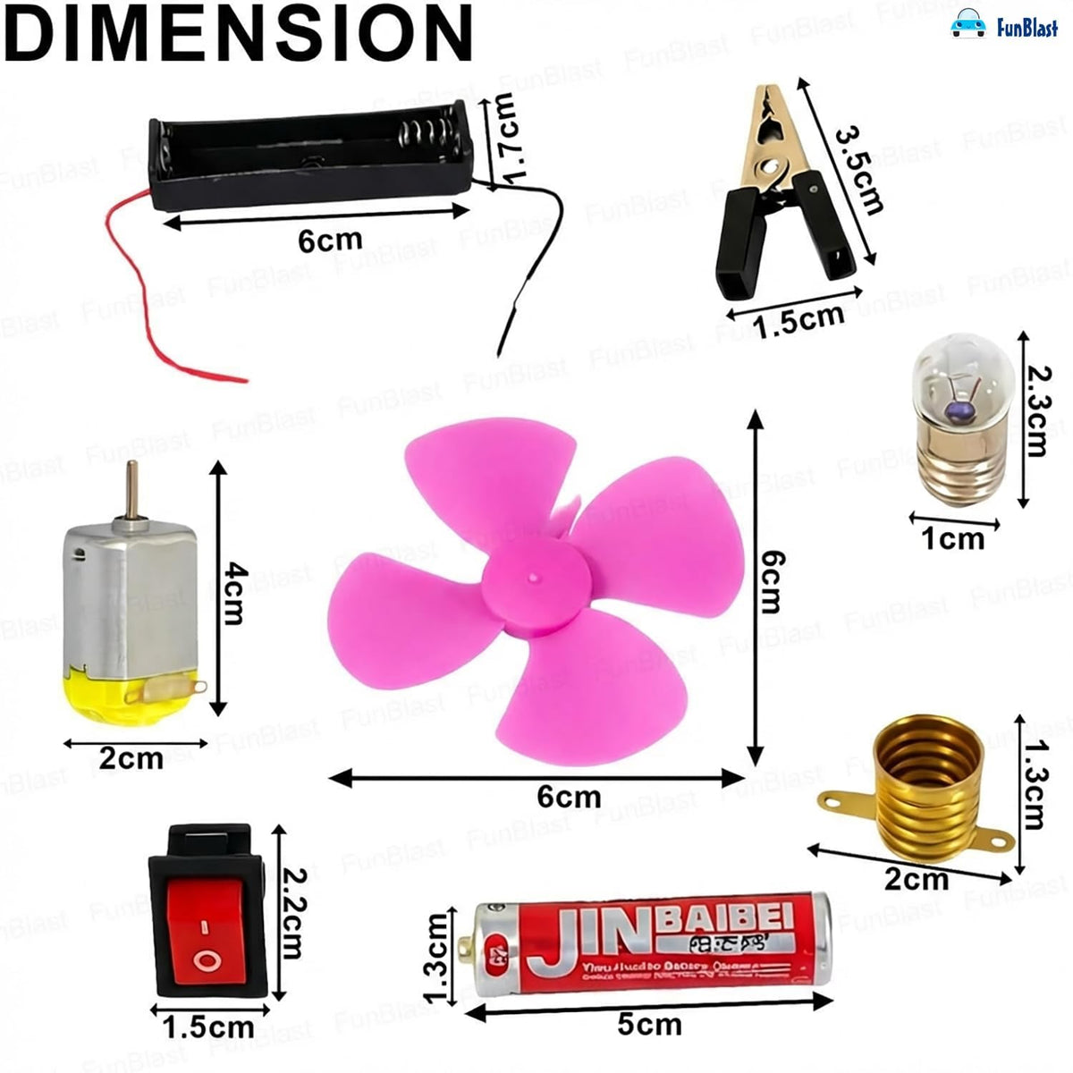 FunBlast Science Experiment Kit – Science Kit for Kids, STEM Learning Kit, DIY Science Kit for Students & School Proj...