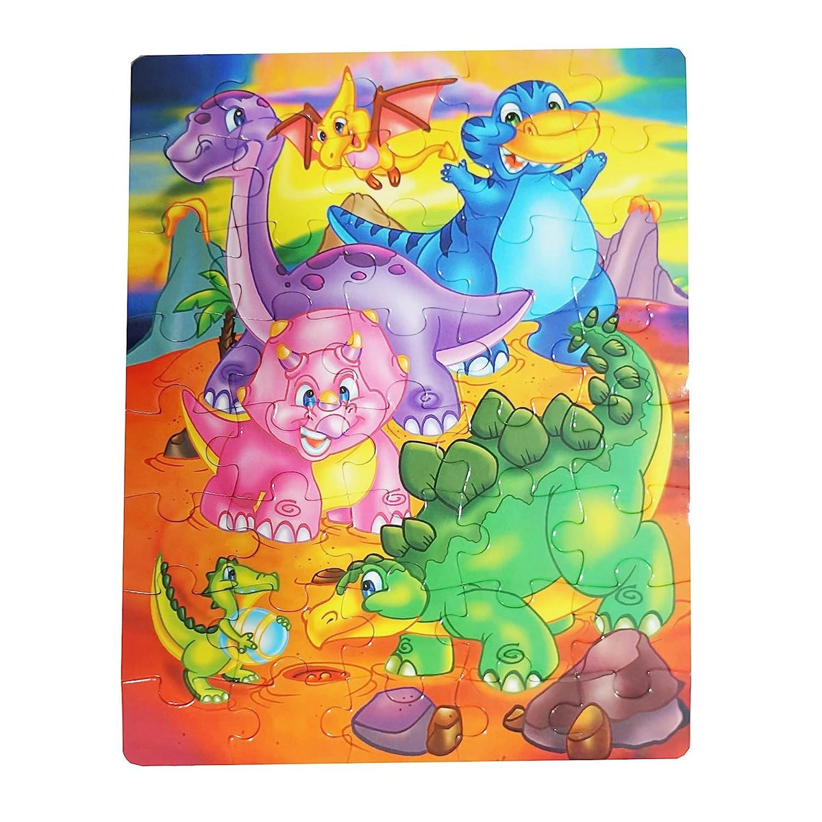 MUREN® Dinosaurs Jigsaw Puzzle Game for Kids- Age of 5-12 Years Old- Educational and Fun Children Game-Child Learning...