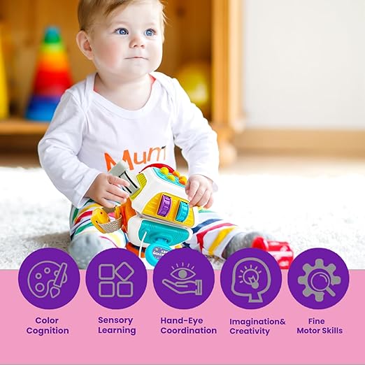 10 in 1 Busy Cube Baby - Polyhedron