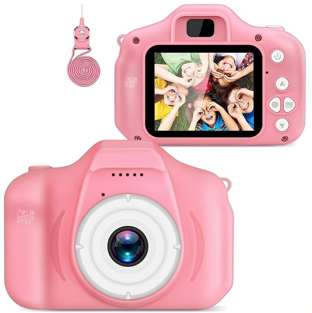 CADDLE & TOES Kids Digital Camera for Photos & Videos | Mini Camera Toy with 2-Inch Screen & USB Rechargeable | Fun &...