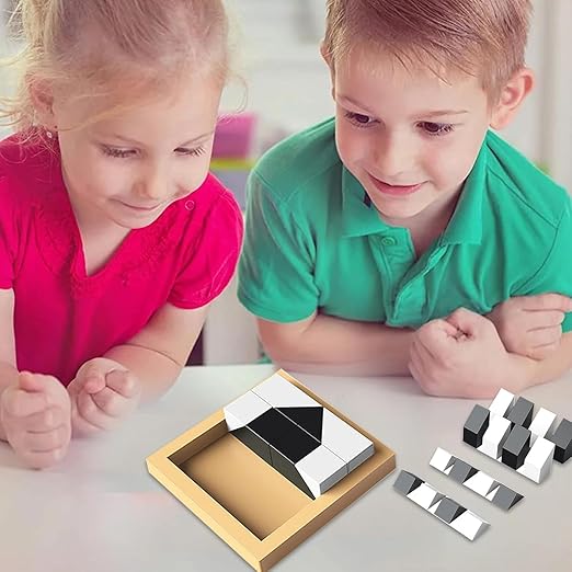 Black and White Geometric Blocks