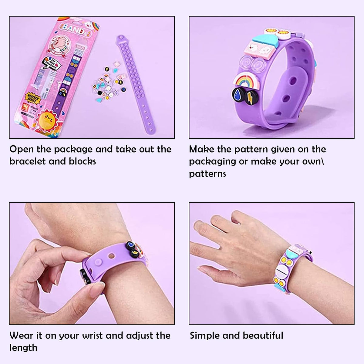 Party Propz Puzzle Band Party Favours Pack - 1 Pc Wrist Band for Kids | Return Gift for Birthday