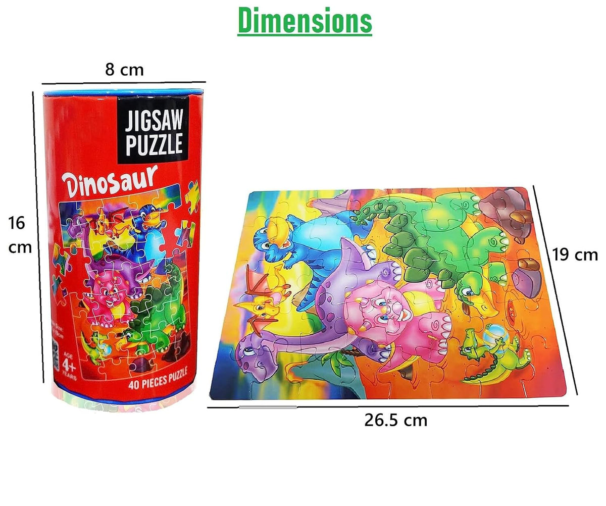 MUREN® Dinosaurs Jigsaw Puzzle Game for Kids- Age of 5-12 Years Old- Educational and Fun Children Game-Child Learning...
