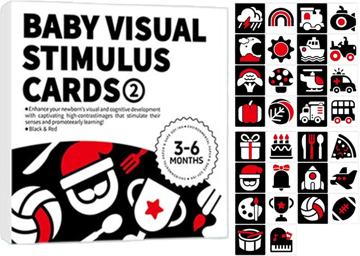 Baby Visual Stimulus Cards