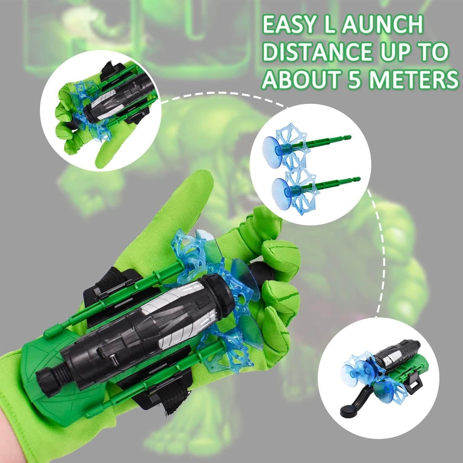 Shooting Gloves (1pc) - Hulk Green Color