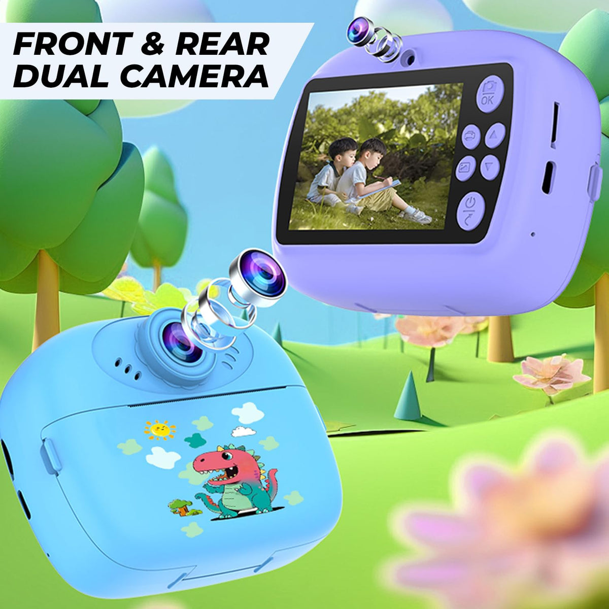 DIY Instant Camera Printer for Kids & Creative Fun | Portable Mini Photo Printing Camera | Easy Photo Printing & Craf...